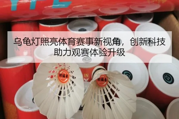 乌龟灯照亮体育赛事新视角，创新科技助力观赛体验升级